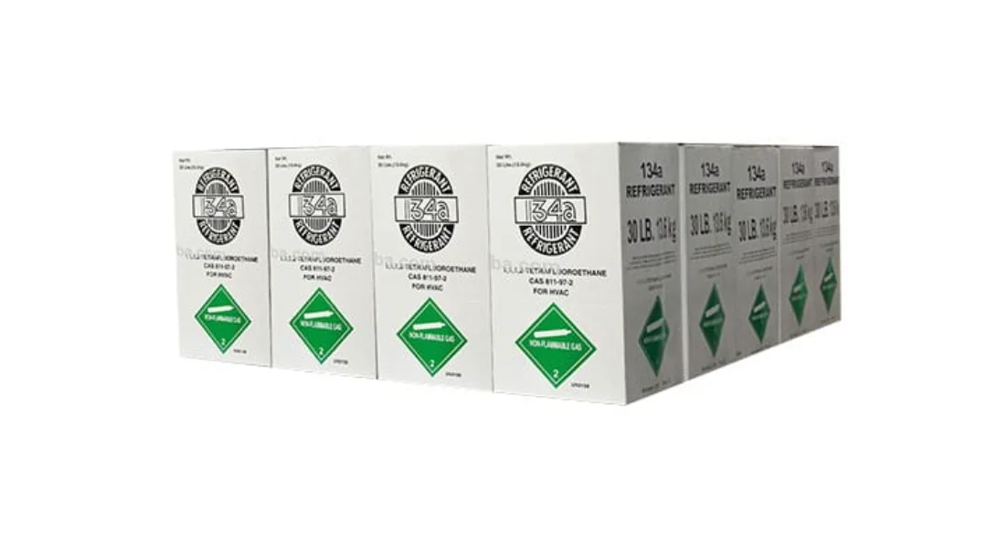 Half Pallet HVAC R134A (20 Cylinders)
